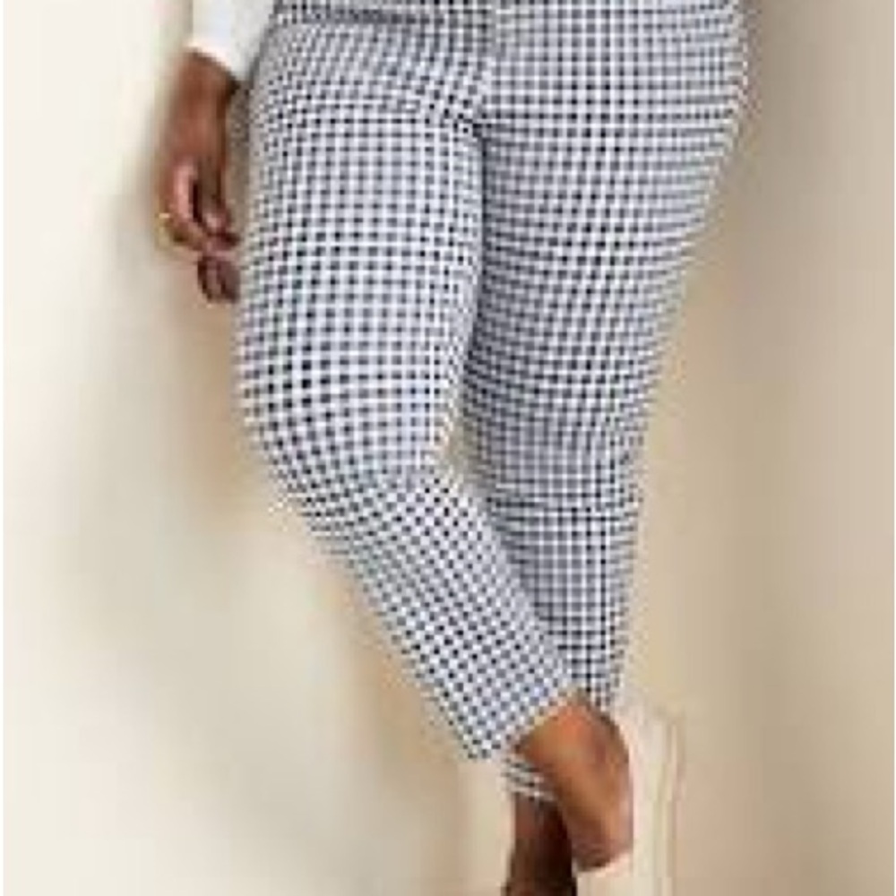 Women’s  Old Navy Pixie Gingham Checkered Pants Sz 18P